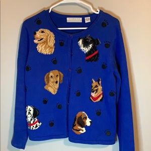 Vintage Classics by Marisa Christina Dog Cardigan